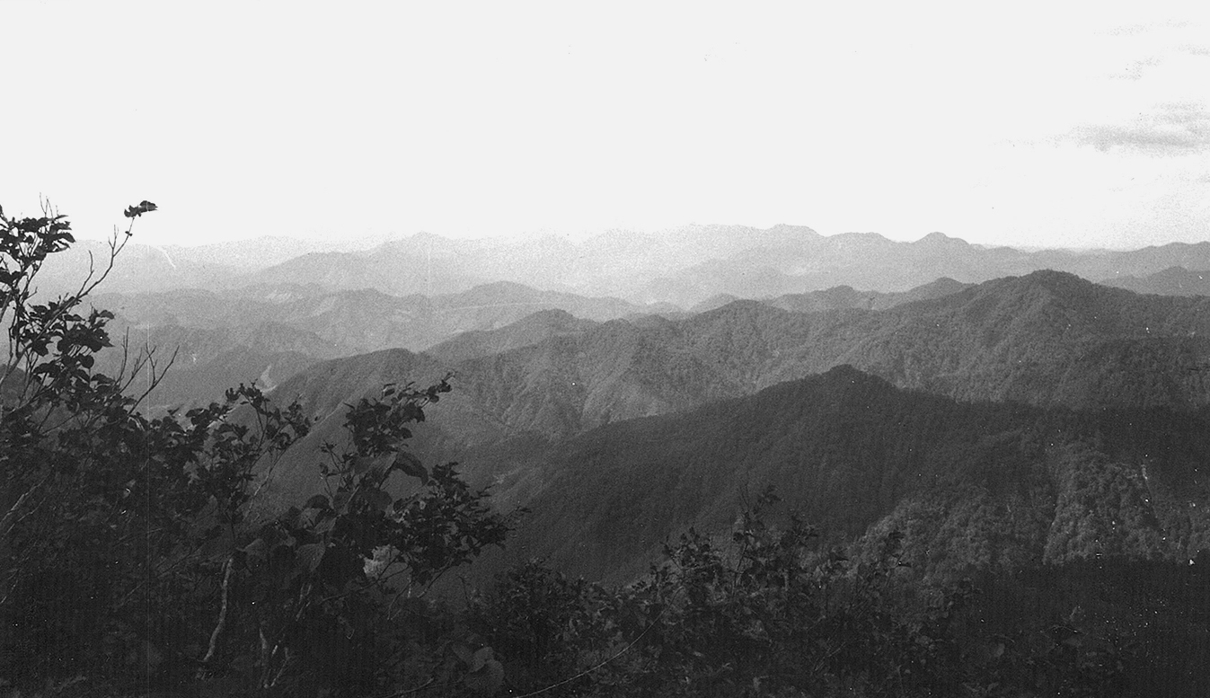 鳥海山を望む