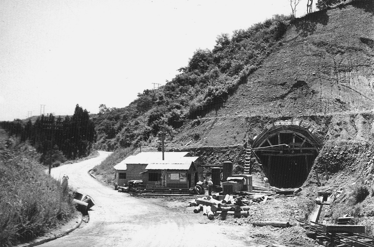 トンネル工事の拡大（昭和35年）