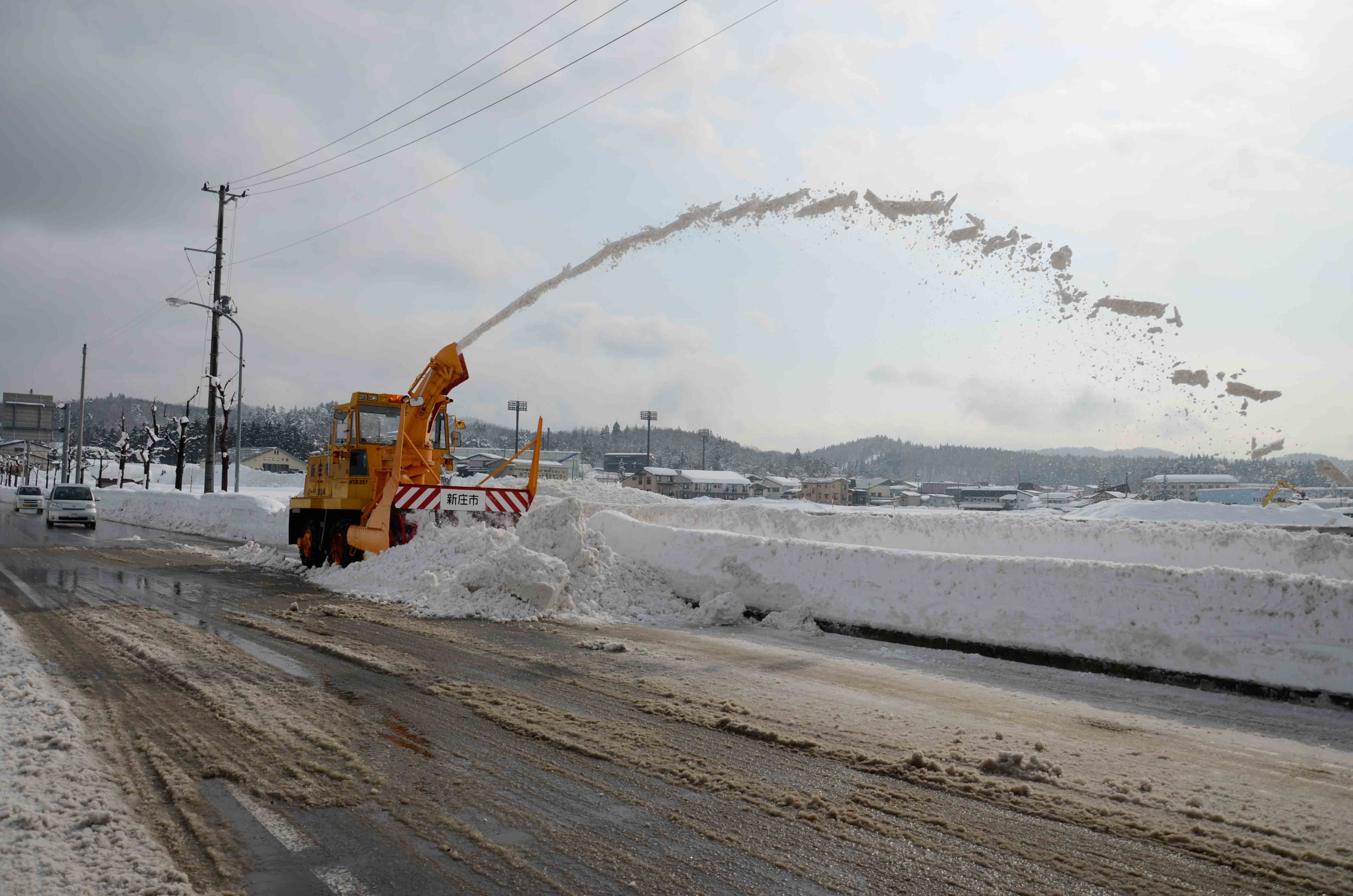 除雪の風景