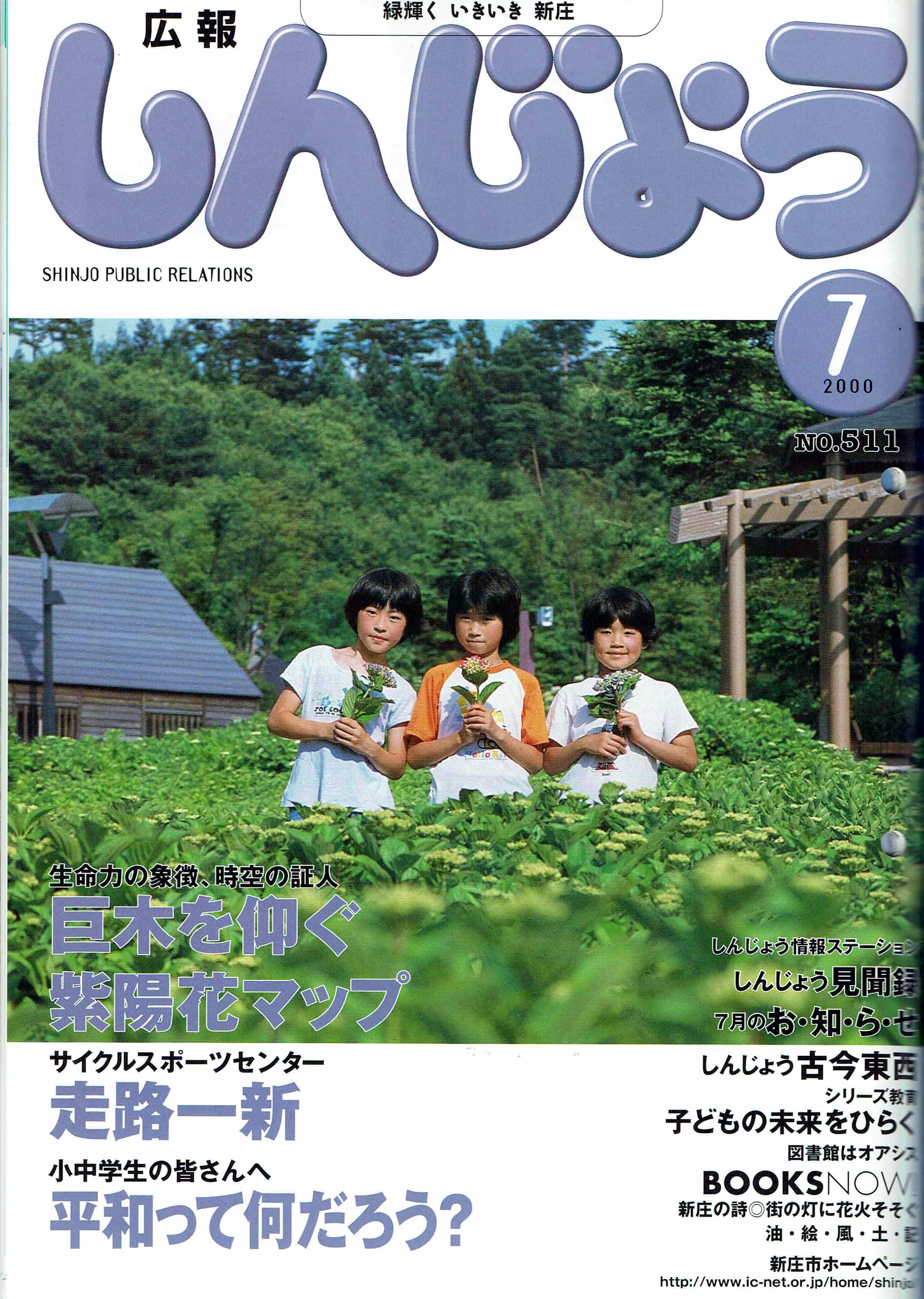 2000年 広報しんじょう7月号