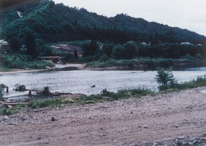 曲川河口付近