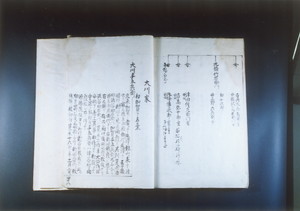 大川家系図(「戸沢藩系図書」)