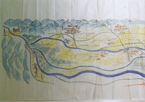 泉田川水筋の図