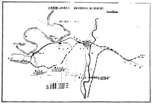 １３国道トンネル工事地図