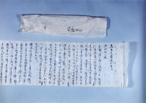 藩士の藩制改革意見書(北条角磨)