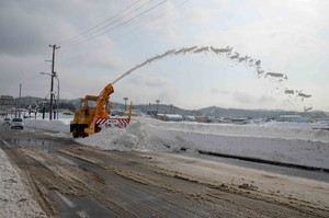 除雪の風景