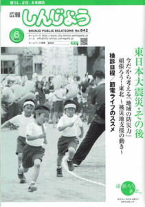 2011年 広報しんじょう6月号